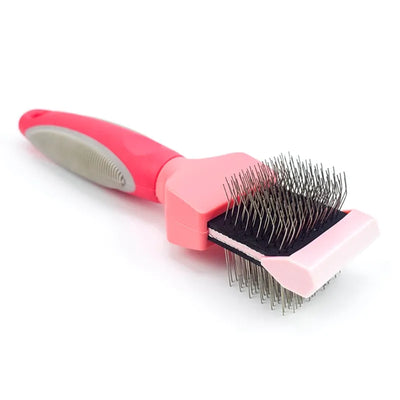 Double Sided Pet Hair Trimmer Comb Brush Dog Cat Hair Fur Bristle Grooming Shedding Cleaning Massage Comb Hair Remover